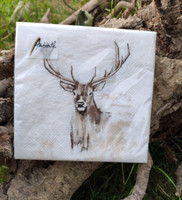 Ambiente Servietten Tissue 3Lagig 20 Stck. 33X33 Cm Hirsch Antlers Jagd Landhaus