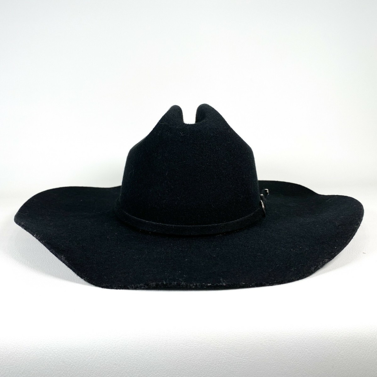 Chapeau Western Twister Dallas En Laine Noire Taille 7 1/8 Double Couronne S T7101001 Occasion