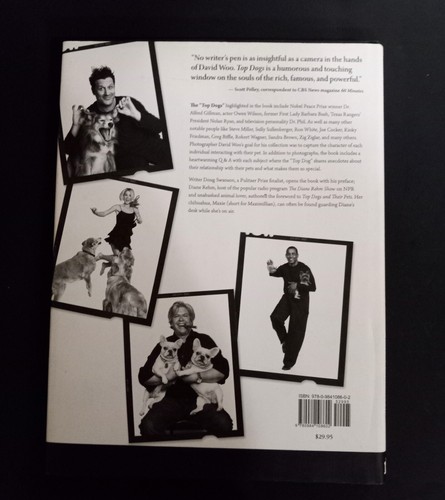 Top Dogs &Their Pets, David Woo , Over 90 Stars & Pets Photos & Bio's NEW Signed - Picture 3 of 11