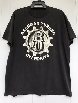 Vtg Bachman Turner Overdrive Band For Fans Cotton Black Unisex Tee Shirt CS100