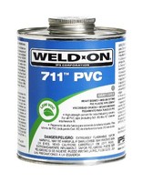 Weld-on 10121 Pint 711 Heavy Duty Pvc Cement, Gray, 1-pack, New, Free Shipping on sale Weld-on 10121 Pint 711 Heavy Duty Pvc Cement, Gray, 1-pack, New, Free Shipping on sale