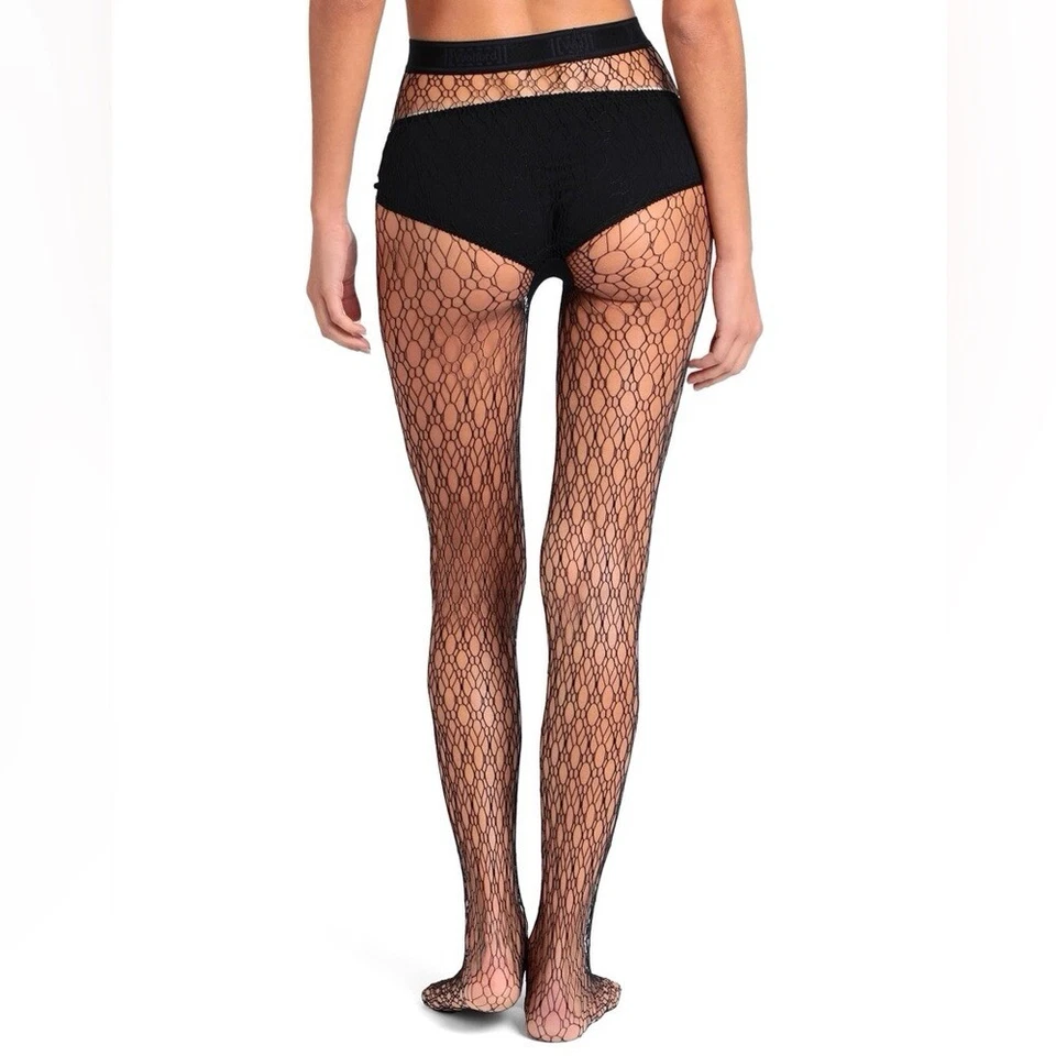 MALLAS DE RED WOLFORD ART DECO NEGRAS TALLA GRANDE NUEVAS SIN ETIQUETAS Foto 2 de 4