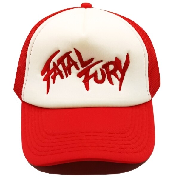 Fatal Fury Logo Trucker Replica Hat Terry Bogard Fighters King Cap