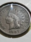 1907 Indian Head Penny ( Obverse ) Good