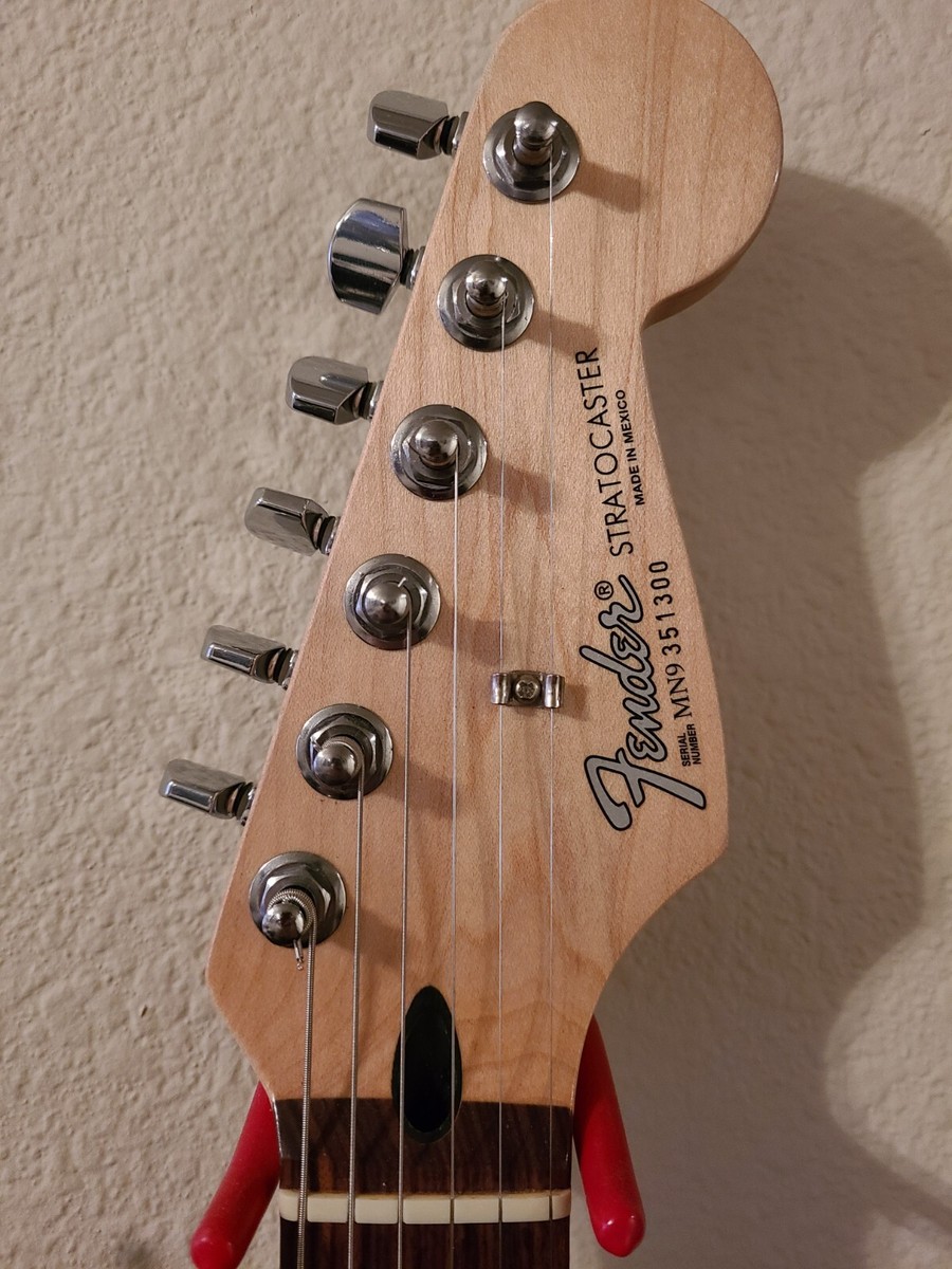 90's MIM Fender Stratocaster, Purple & Gold | eBay