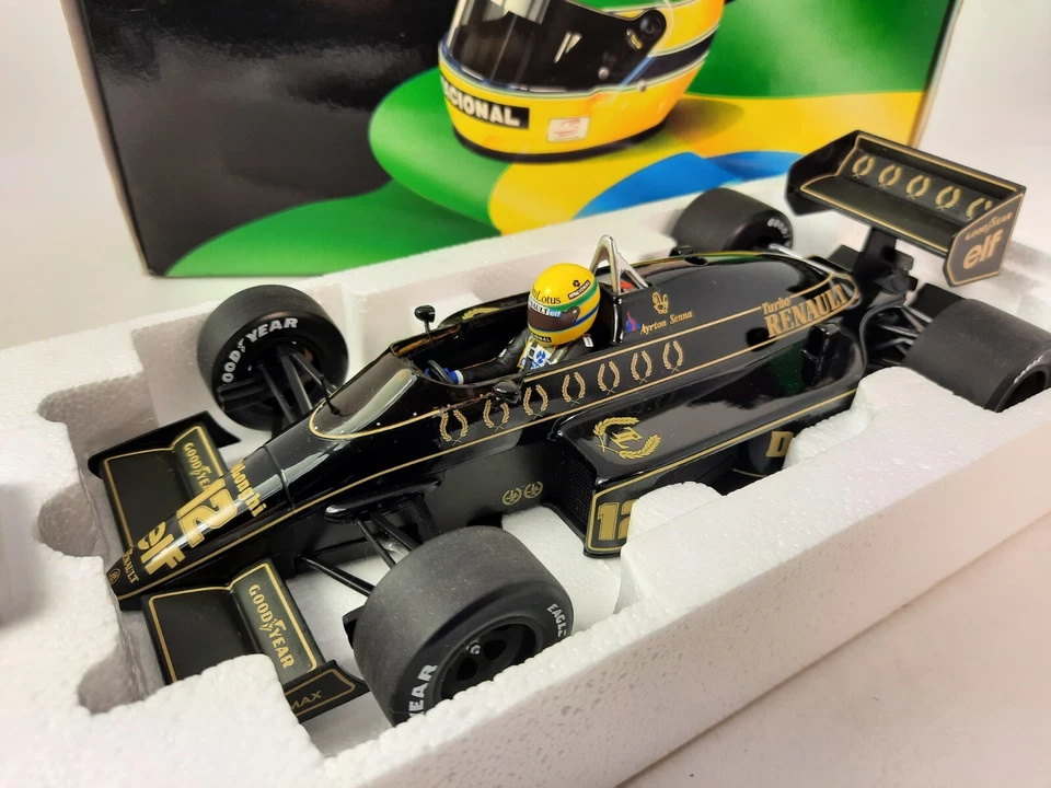 Minichamps Lotus Renault 98T #12 Ayrton Senna 1986 1/18 540861812 - Immagine 2 di 4