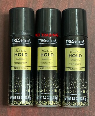 (3-Pk) TRESemme TRES TWO Hair Styling Spray 24H EXTRA FIRM CONTROL ~ Travel Size