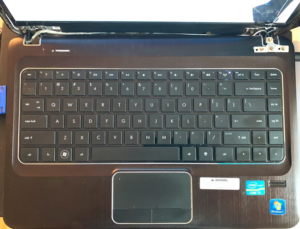 HP Pavilion DM4 2015dx Intel i3 para PIEZAS/Reparación Funciona 6GB/600GB Windows 10 Foto 3 de 4