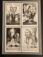 Waterworld Kevin Costner Movie Art Poster Print Splash Page 9x12 Drew Struzan