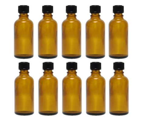 5 Empty Brown 20ml Apothecary Bottles Brown Glass Dropper Bottle with Drip Insert