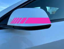 2 x Wing Mirror Van Car Racing Stripes Vinyl Stickers Decals JDM TUNER MOD