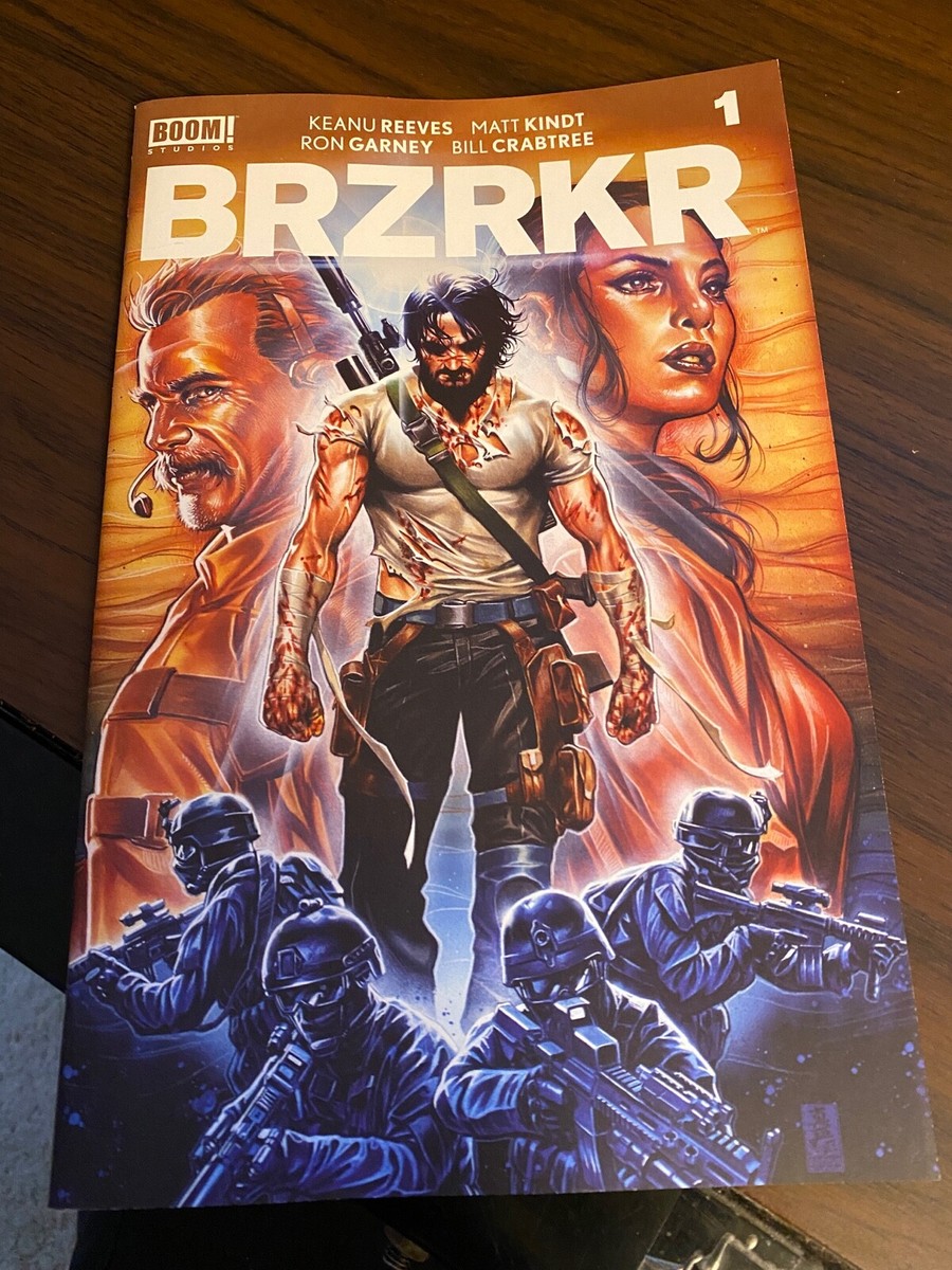 🔥🔥 BRZRKR #1 BOOM! STUDIOS MARK BROOKS VARIANT KEANU REEVE