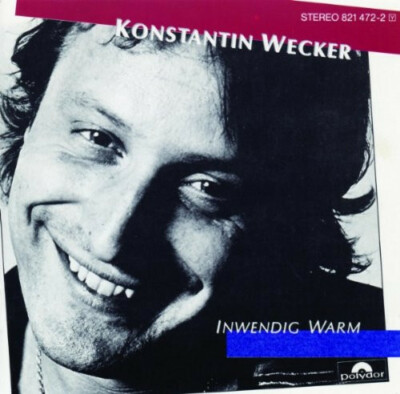 CD - Konstantin Wecker - Inwendig Warm - Sammlerstück - Polydor W. Germany 