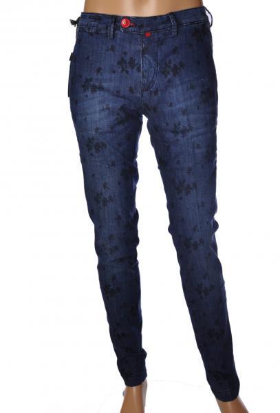 Baronio Mann Hose mit geradem Bein Blau 17484