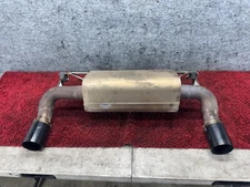 BMW F30 F32 F22 N55 REAR SECTION DINAN FREE FLOW EXHAUST MUFFLER BLACK TIPS 99K