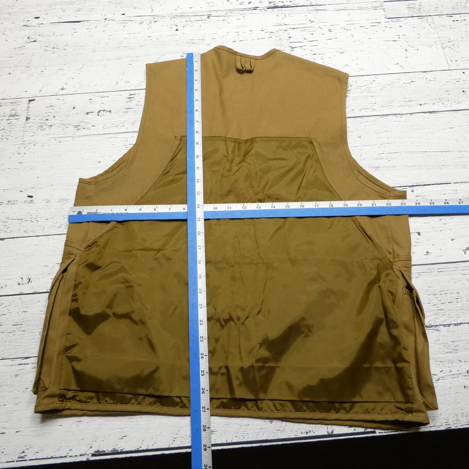 Game Winner Sportswear Hunting Vest Mens M 38/40 Brown Duck Canvas Padded - Image 3 of 4