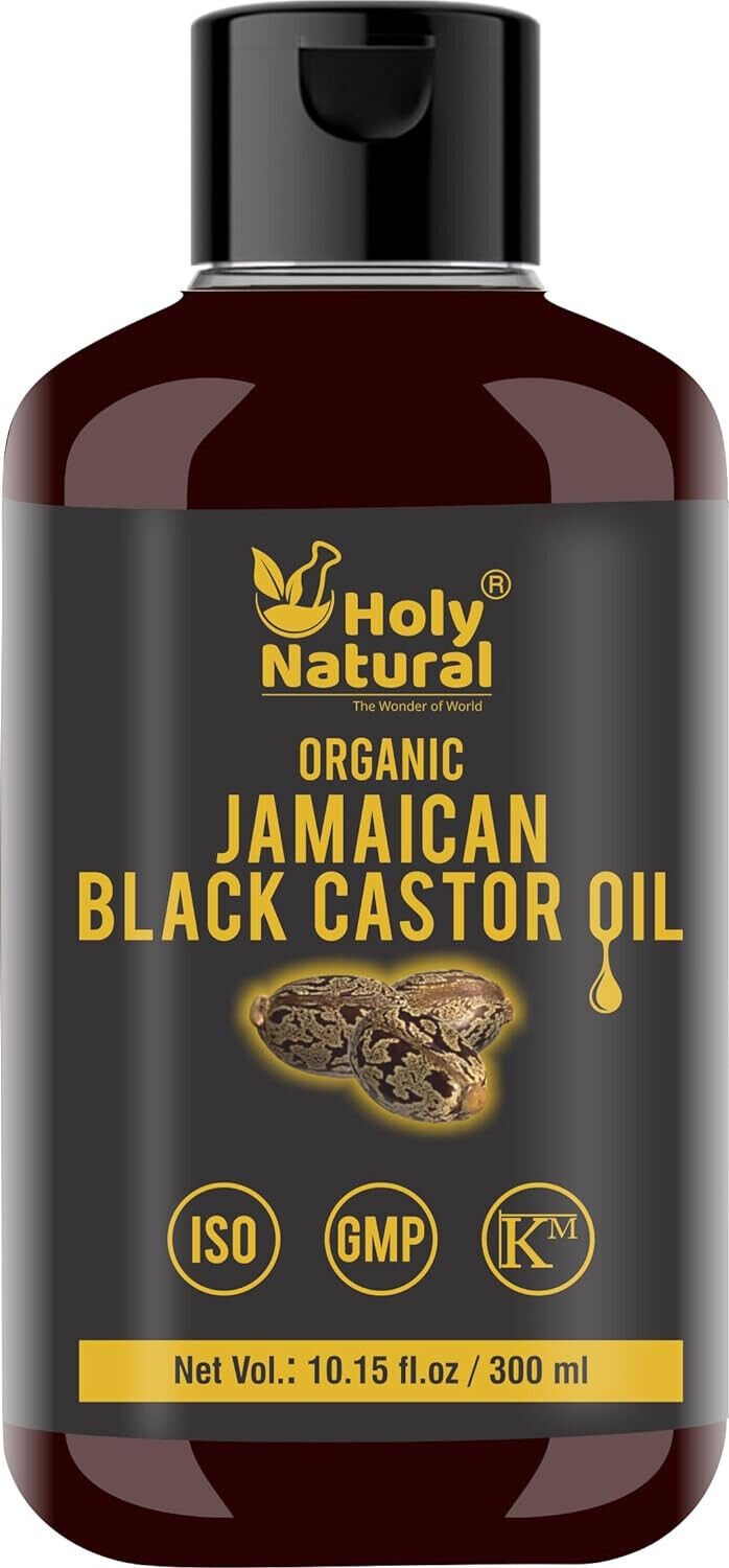 Organic Cold-Pressed Jamaican Black Castor Oil 300ml, Free Shipping Worldwide