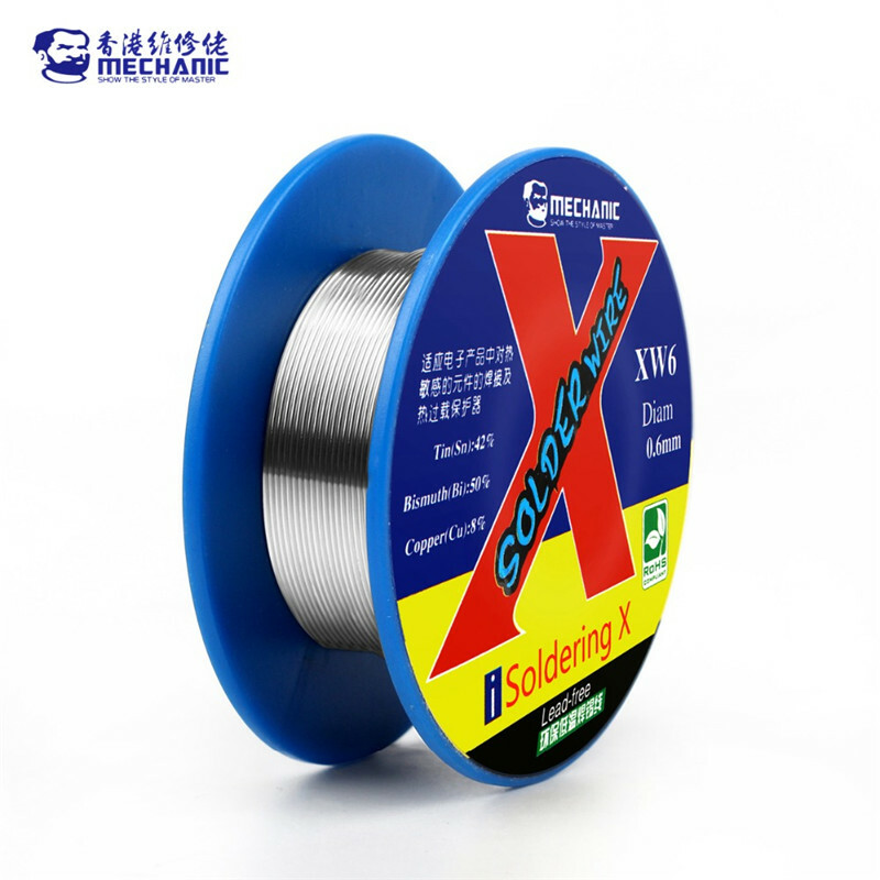 Chemet - Filo Di Saldatura Dissaldante A Basso Punto Di Fusione Bi57Sn43 139 °C/300 °F 1 Mm 100 G Senza Flusso - Foto 10