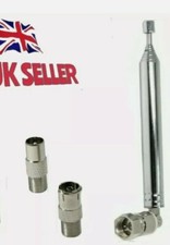 120cm Dab / FM  F-Type Telescopic Dab/FM Radio aerial suits most Sony Tuners