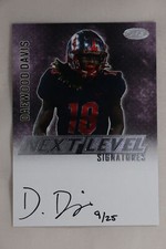 Daewood Davis- 2023 Sage Football Next Level On Card Autograph Silver #9/25