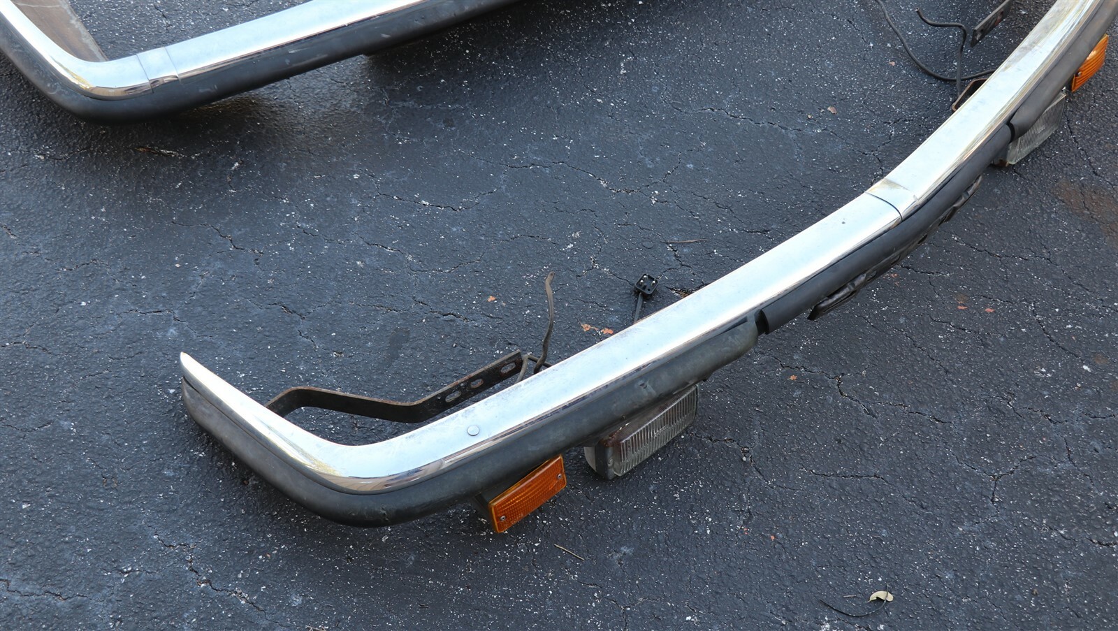 Mercedes W107 R107 Front & Rear Chrome Euro Bumpers 450SL 350SL 560SL