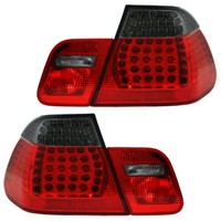 LED RüCkleuchten Heckleuchten Set FüR BMW 3Er E46 Limo Bj. 01-05 Rot/Schwarz