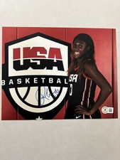 Rhyne Howard autographed signed 8x10 photo Beckett BAS COA WNBA Olympic USA UK
