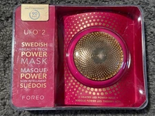 Foreo UFO 2 Swedish Beauty Tech Power Mask Heated LED Fuchsia Free Shipping