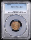 1894 PCGS MS64RB Indian Head Cent
