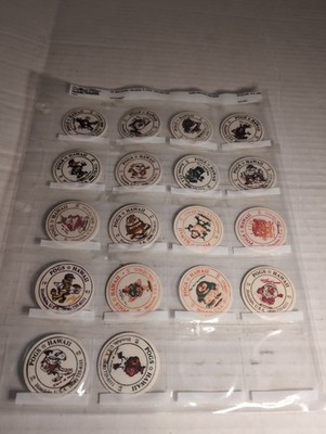 1993 Pog Pogs Hawaii Lot Of 18