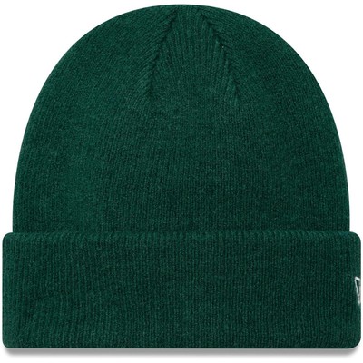 New Era Unisex Plain Cuffed Beanie Small Logo Mütze Cold Weather - Dunkelgrün