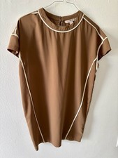 Zara Shift Dress Brown 