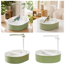 Parrot Bathtub Bird Automatic Bath Shower for Parakeet African Grey Lovebird