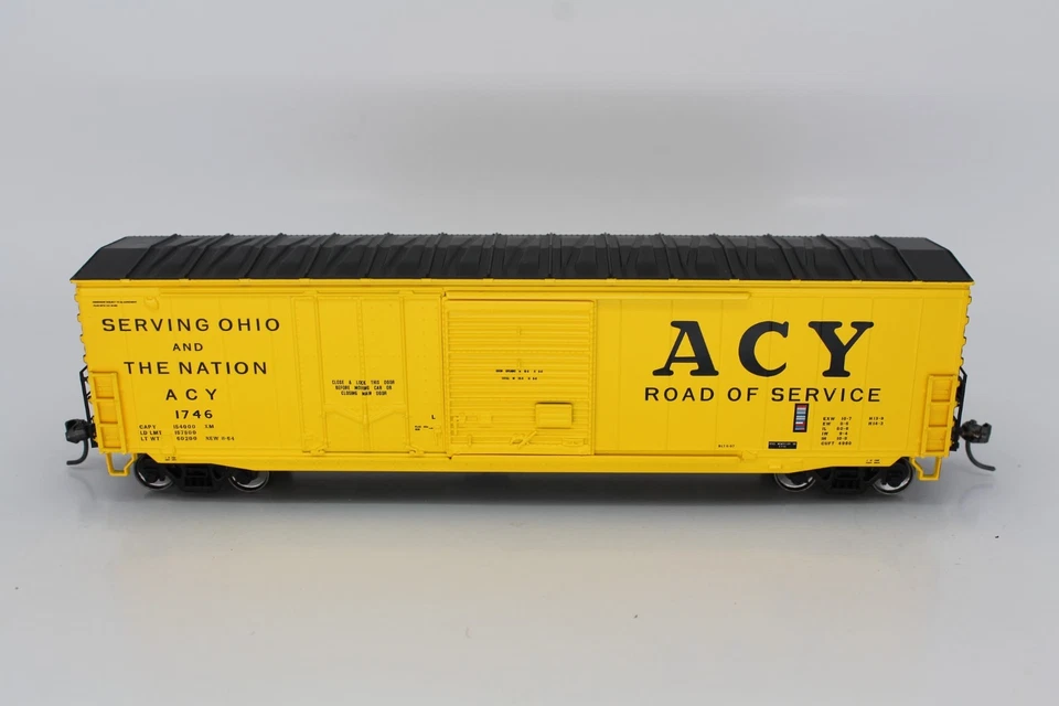 ATHEARN RTR 91219 AKRON CANTON & YOUNGSTOWN 50' COMBINATION DOOR BOXCAR RD.#1746 - Image 2 of 4
