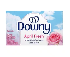 Downy April Fresh Fabric Softener Dryer Sheets 240 Count Long-Lasting Scent