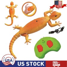 Wall Climbing Gecko Toy Rechargeable RC Robot for Kids, Drives on Walls Xmas CW