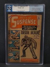 1963 Marvel Comics TALES OF SUSPENSE #39 Origin/1st App. Of Iron Man PGX 2.0