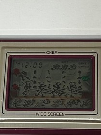 1981 Nintendo Game&Watch CHEF Wide Screen NEAR MINT Condition WORKS GREAT!!