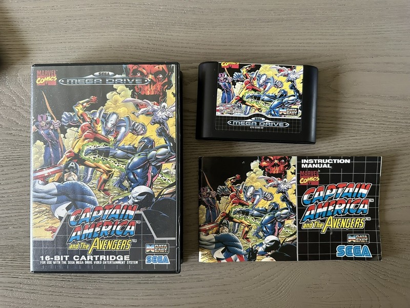 Captain America and the Avengers Sega Mega Drive - UK PAL VGC CIB