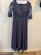 JJ's House Floor Length Mother of Bride Groom Dress Lace Size 2