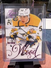 2025-26 Flair #188 Matthew Wood Image C Variant Nashville Predators /199