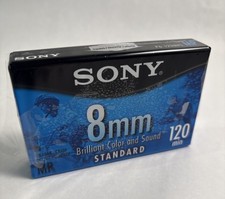 Sony 8mm Standard 120 Min Video Cassette Tape Blank NEW SEALED