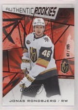 2021 SP Game Used Authentic Rookies Red Fragment 67/205 Jonas Rondbjerg #149 4a0