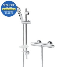 Bristan Affinean Thermostatic Fast Fit Shower Bar Valve Exposed Mixer Handset
