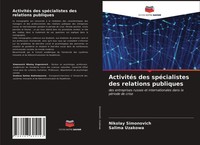 Nikolay Simonovich (U. A.) | ActivitéS Des SpéCialistes Des Relations Publiques