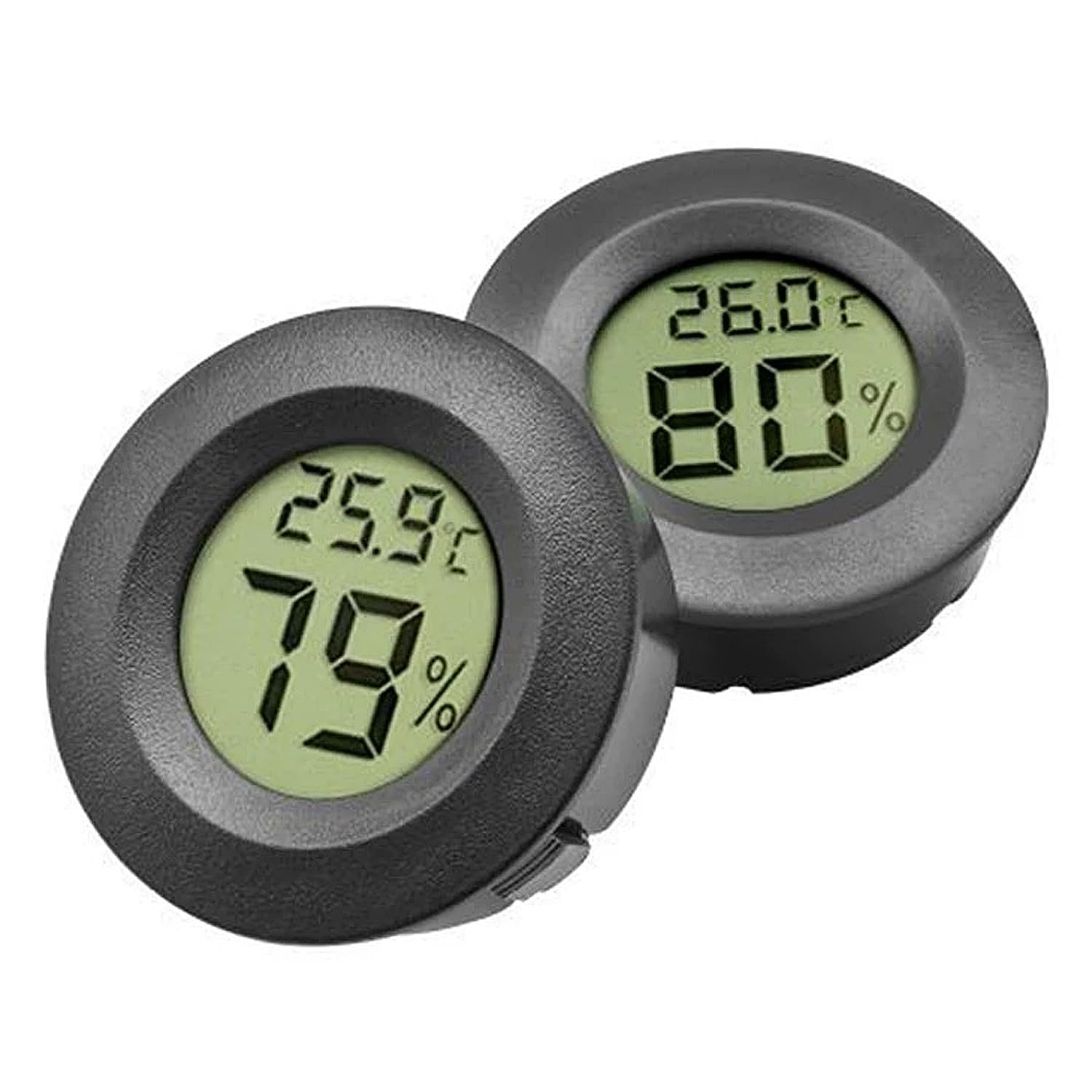 Reptile Thermometer and Hygrometer, 2-Pack Digital Thermometer Gauge for Reptile