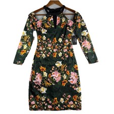 Banana Republic Floral Halter Dress Women’s XS Knee Length Casual Fun