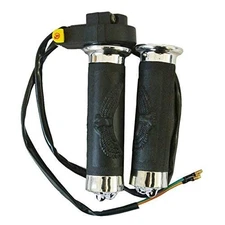 Handlebar Throttle Grips W/Kill Switch for 49cc 66cc 80cc Motorized Bicycle Part