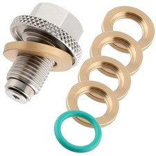 M12x1.5 Magnetic Oil Drain Plug, Stainless Steel Oil Pan Plug with 4 M12 1.5