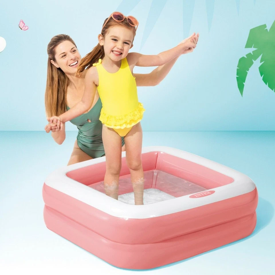 Piscina Hinchable para Niños Intex Cuadrada 57 L 86 x 25 x 86 cm [6 Unidades] - Imagen 4 de 4